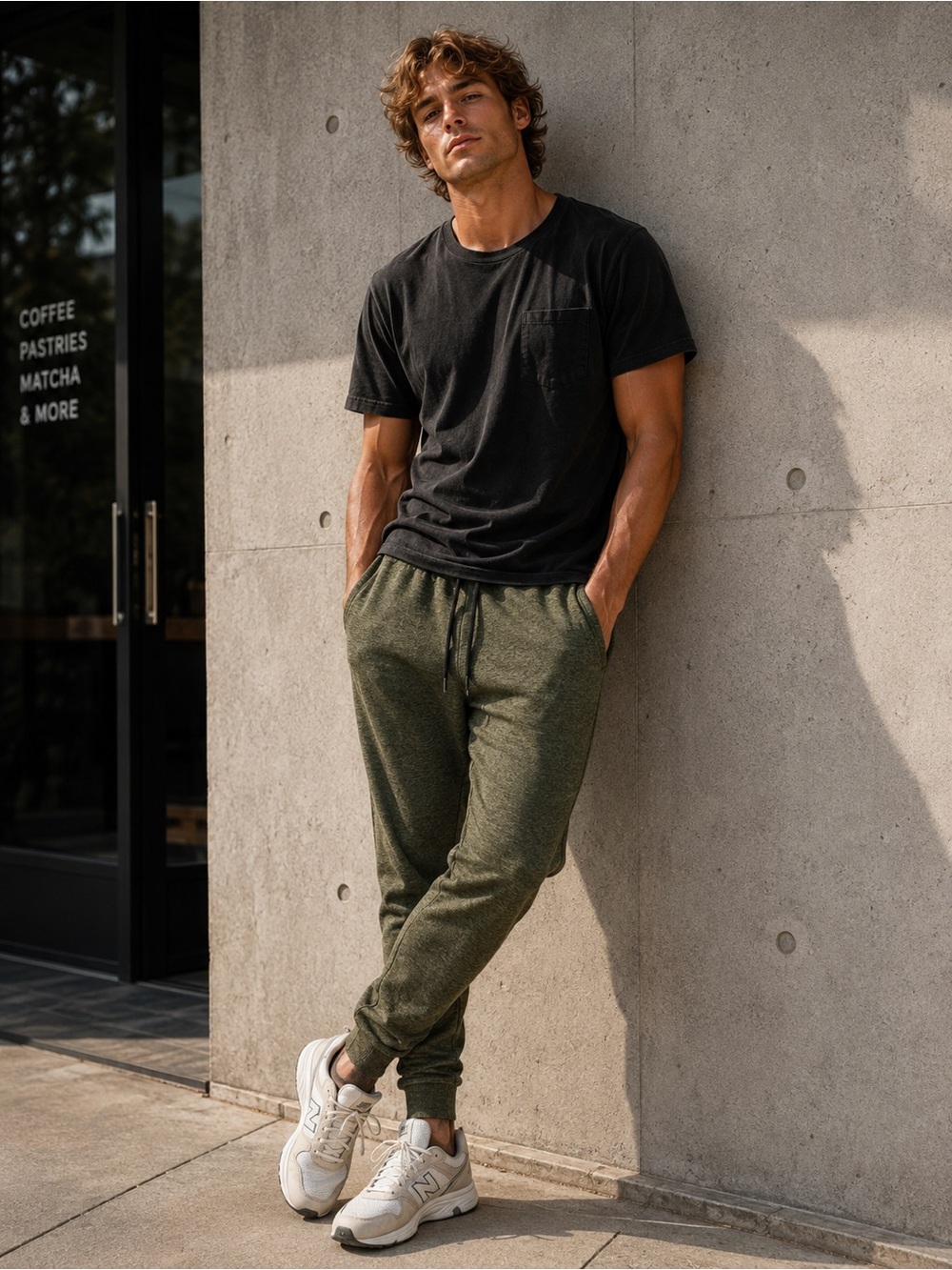 Zella Restore Soft Pocket Joggers Olive Green S